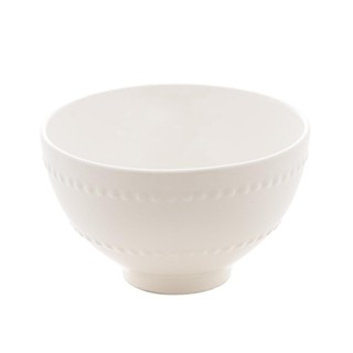Bowl Lyor New Bone Pearl Branco de Porcelana 11,5cm x 7cm
