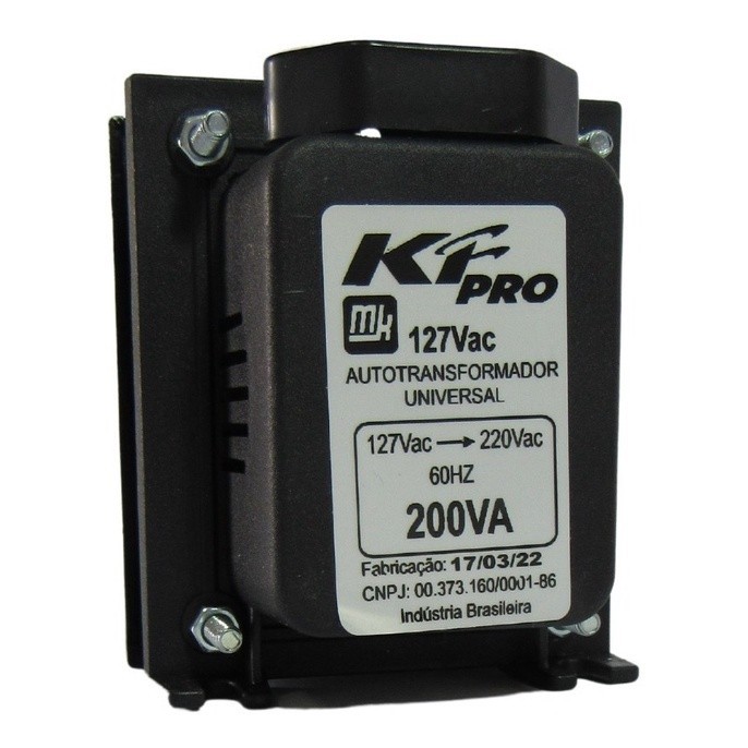 Auto Transformador 200va 110w - 110v/220v