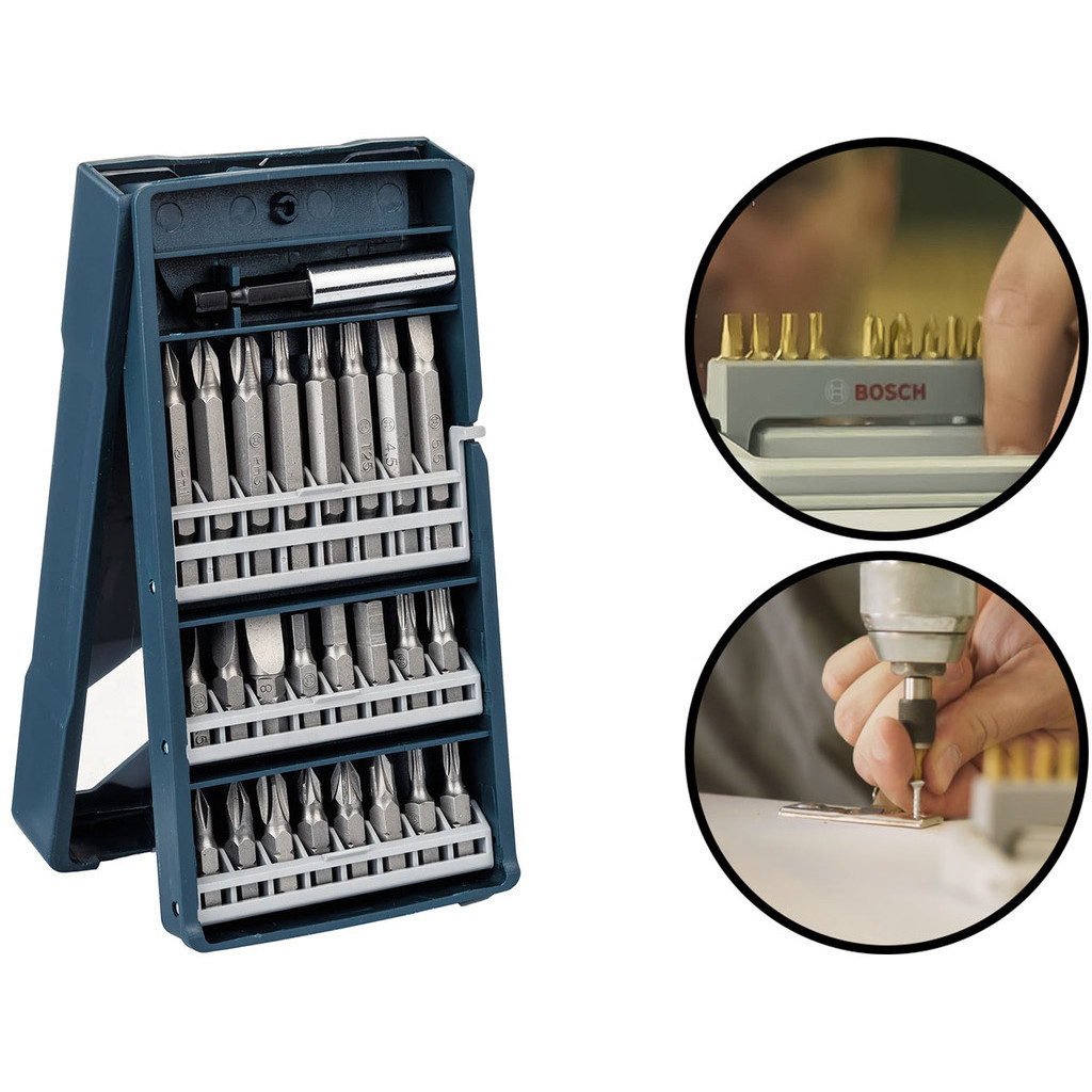 Jogo De Pontas Aço Para Parafusadeira 25 Unidades Mini X Line Bosch Profissional em Oferta na Shopee