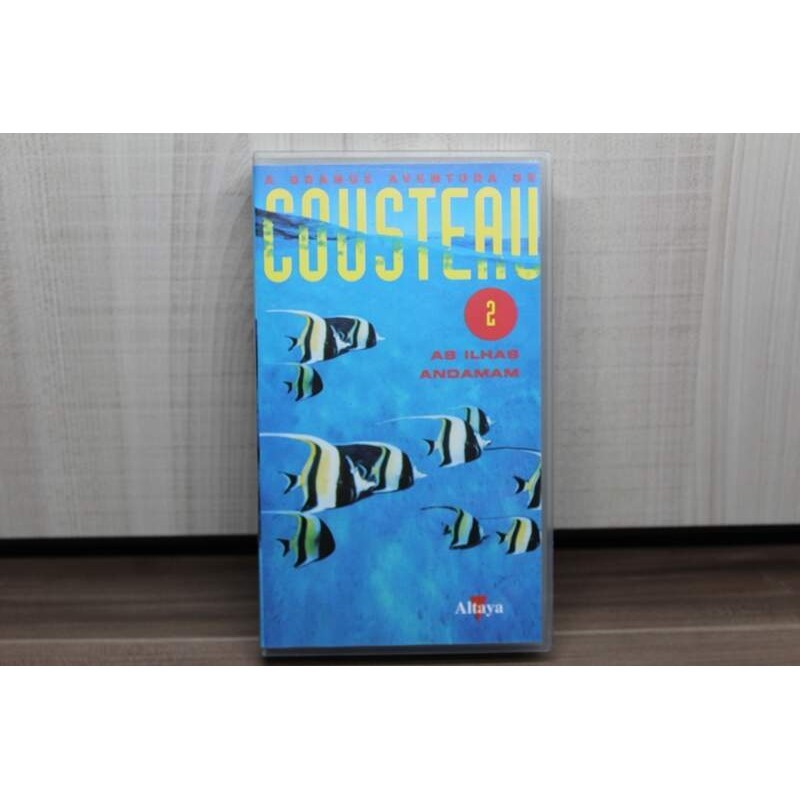 VHS A Grande Aventura de Cousteau 2 As Ilhas Andamam