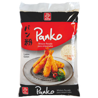 FARINHA PANKO ALFA MISTURA FLOCADA P/ EMPANADOS 1KG em Oferta na Shopee