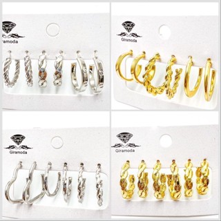 KIT 3 Pares de Minis Argolas Brincos Prata/Dourado em Oferta na Shopee