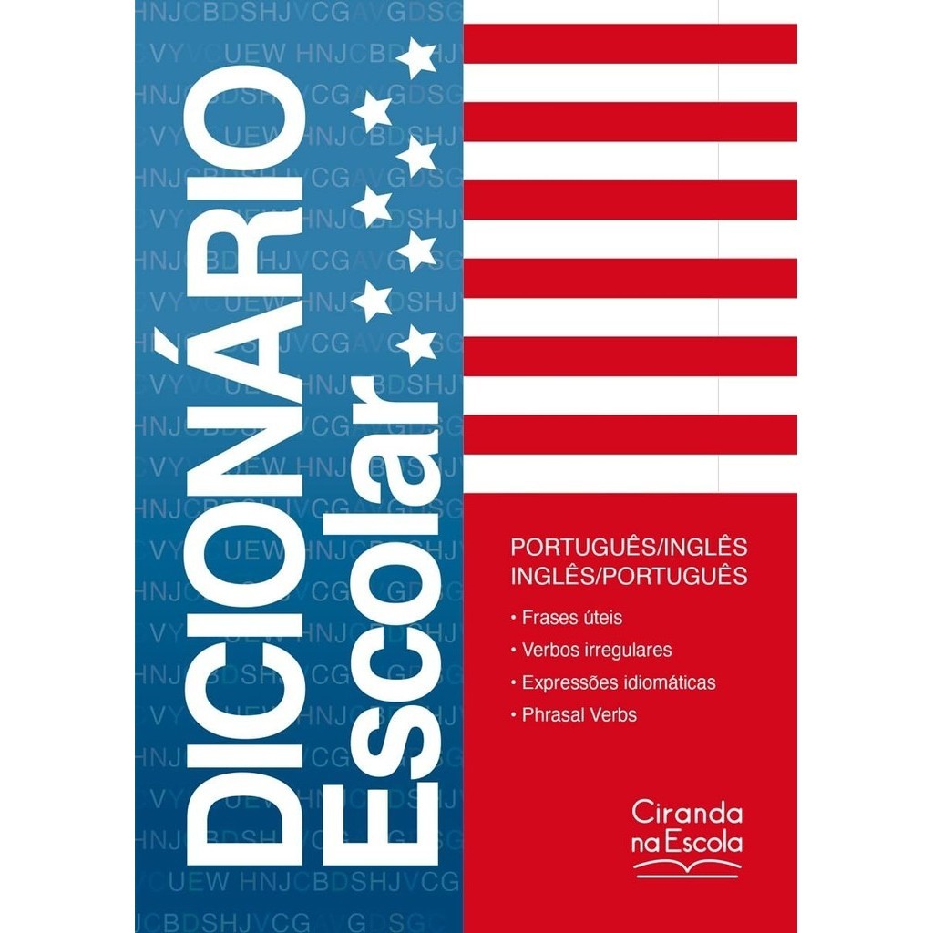 Dicionário escolar Português/ Inglês: Português/Inglês - Inglês/Português em Oferta na Shopee