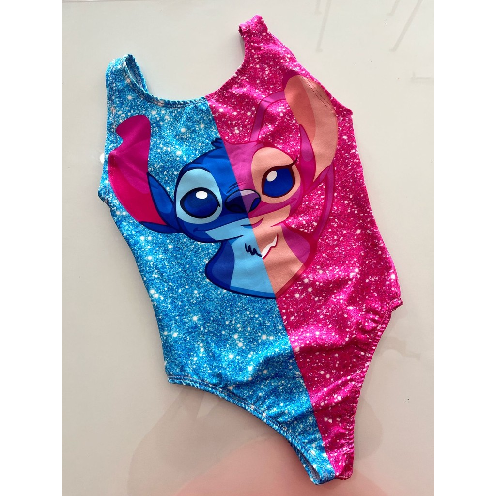 Body maiô stitch infantil e adulto em Oferta na Shopee