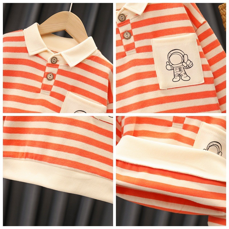 Crianças primavera outono roupas de manga comprida terno, menino moletom + calças terno de 2 peças,