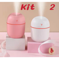 Kit 2 Umidificador Atomizador de Ar Portátil para Casa Umidificador 200ml anjgg