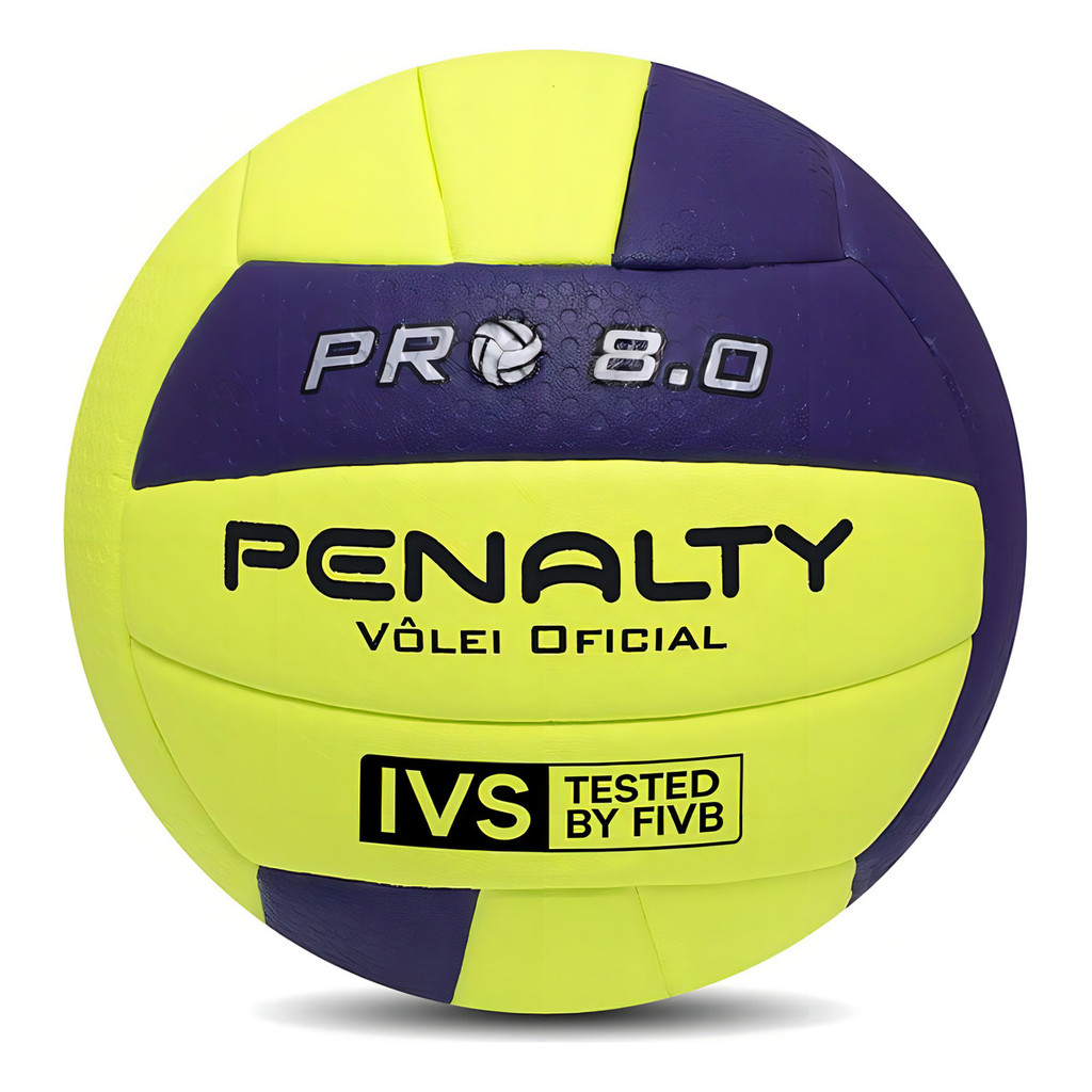 Bola vôlei Penalty 8.0 IVS TESTED BY FIVB Pro Ix cor amarelo tamanho único