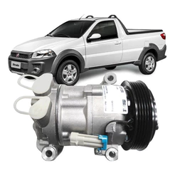 Compressor Mahle Fiat Palio Uno Vivace Mobi Siena Strada Fire 2005 2010 2015 2022