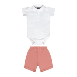 Conjunto Bebê Menino com Body e Bermuda Guloseima