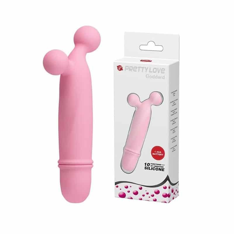 Mini Vibrador 10 Vibrações - 4 Cores | Pretty Love Goddard