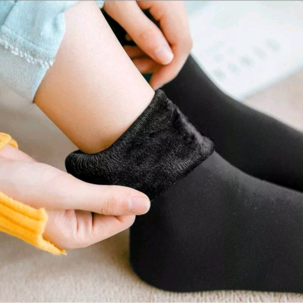 Kit 5  Pares de Meias Térmica Flanelada Inverno sem costura flexivél