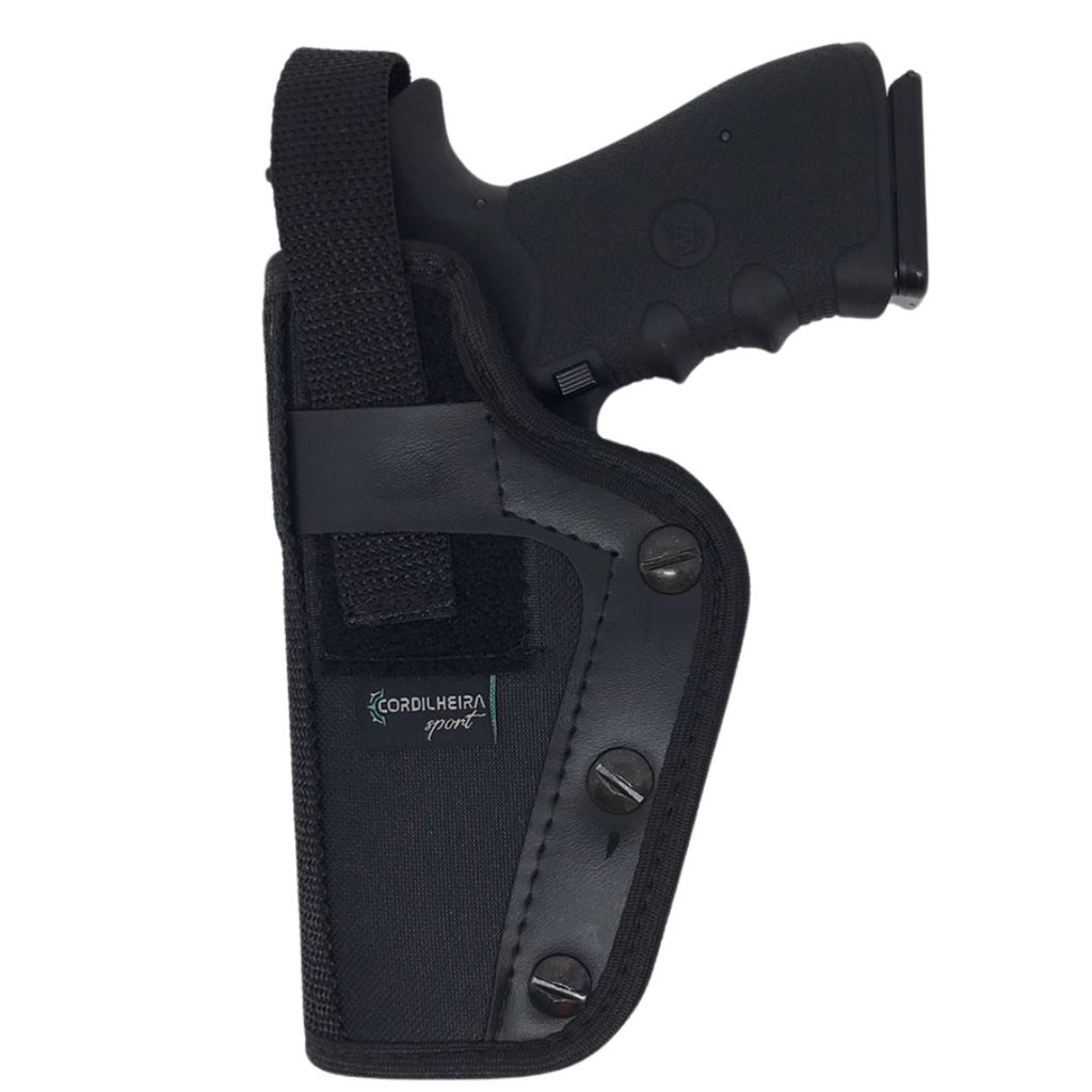 Coldre Panqueca Parafuso Saque Rápido - Preto - Canhoto - Sports & Outdoors
