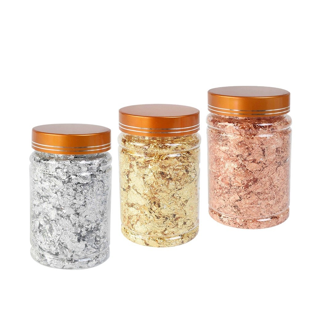 1 Pote Folha De Flocos Papel Alumínio Glitter para Unhas em Oferta na Shopee