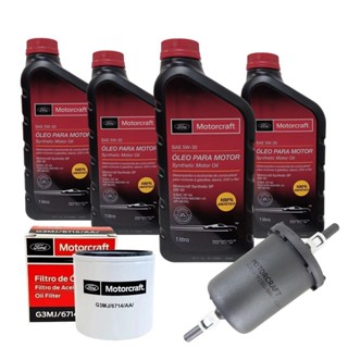 Kit Revisão 4 Litros Óleo 5W30 Sintético + Filtro de Óleo e Combustível Ka 07 até 2013 Fiesta até 2014 Ecosport até 2012 em Oferta na Shopee