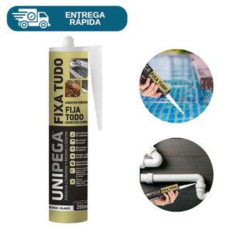 Cola Fixa Tudo Adesivo Hibrido 400g Poder De Adesão Até Debaixo D'água Veda Metais Concreto Vidros em Oferta na Shopee