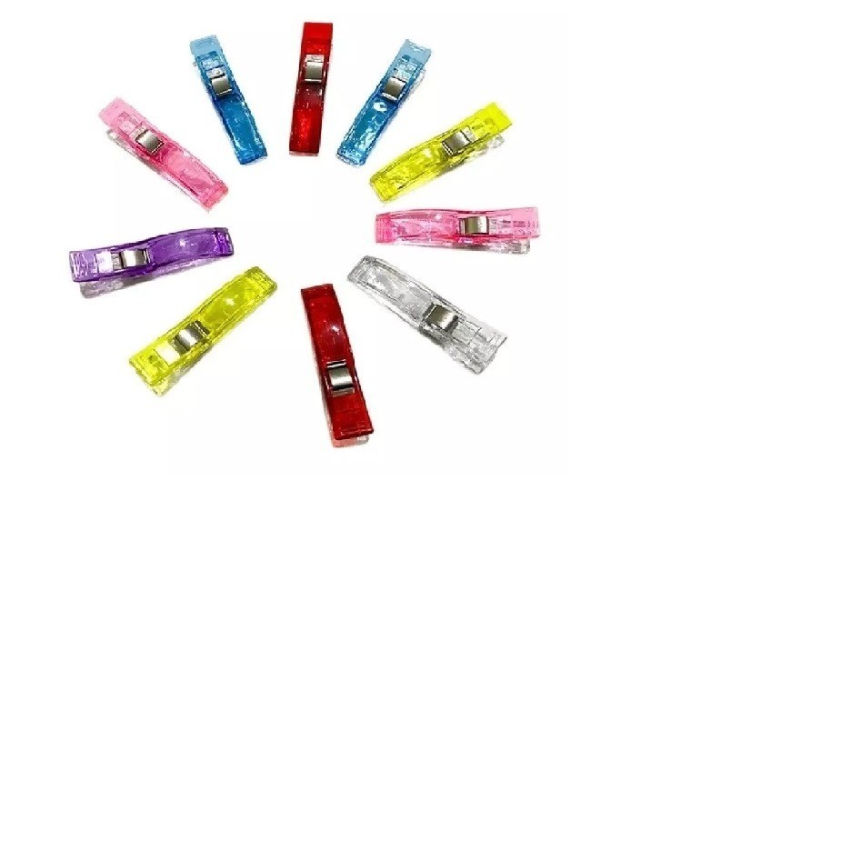 30 Prendedores De Tecido Grande Clips Tecido Patchwork