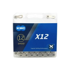 Corrente Kmc X12 Silver Prata 126 Elos 12v 1x12v Mtb Speed