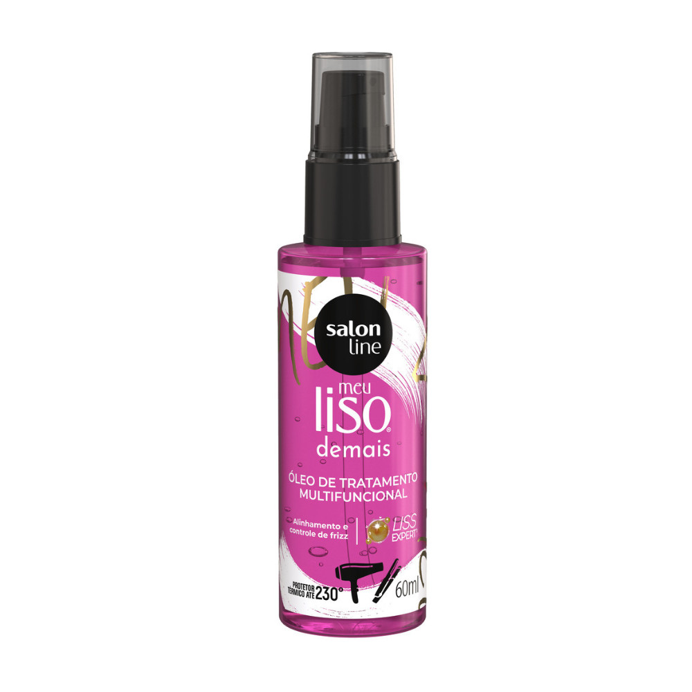 Óleo Multifuncional Finalizador Meu Liso Salon Line 60ml em Oferta na Shopee