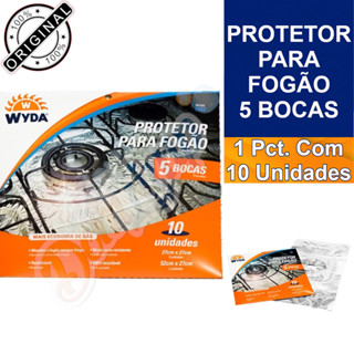 Protetor de Fogao 5 Bocas Wyda Com 10 Unds