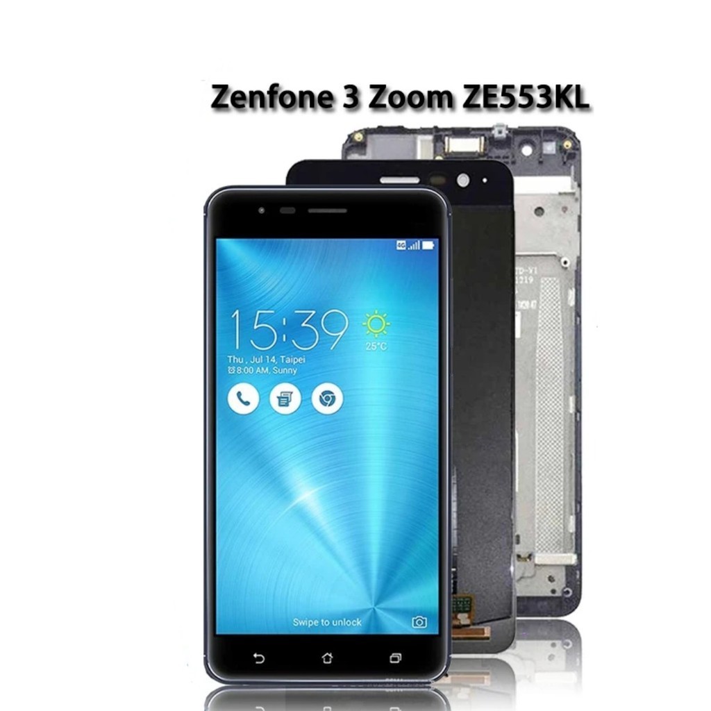 Frontal Oled Tela ZE553KL Touch Display Frontal Lcd Para  Asus Zenfone 3 Zoom Compativel Z01HD Com Aro