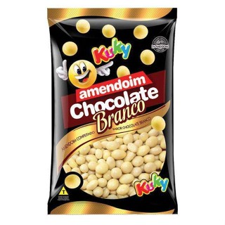 AMENDOIM KUKY 500G CHOCOLATE BRANCO