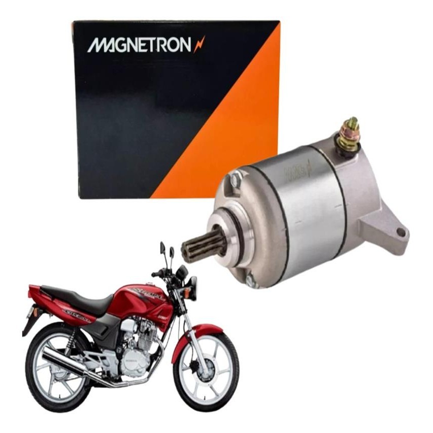 Motor Partida Arranque Cbx 150 Cbx 200 Cg Fan Titan 125 Nx 125 Bros Nx 150 Nx 200 Cbx 200 XR 200 93 94 95 96 97 98 99 2000 2001 2002 2003 2004 2005 2006 2007 2008 Original Magnetron
