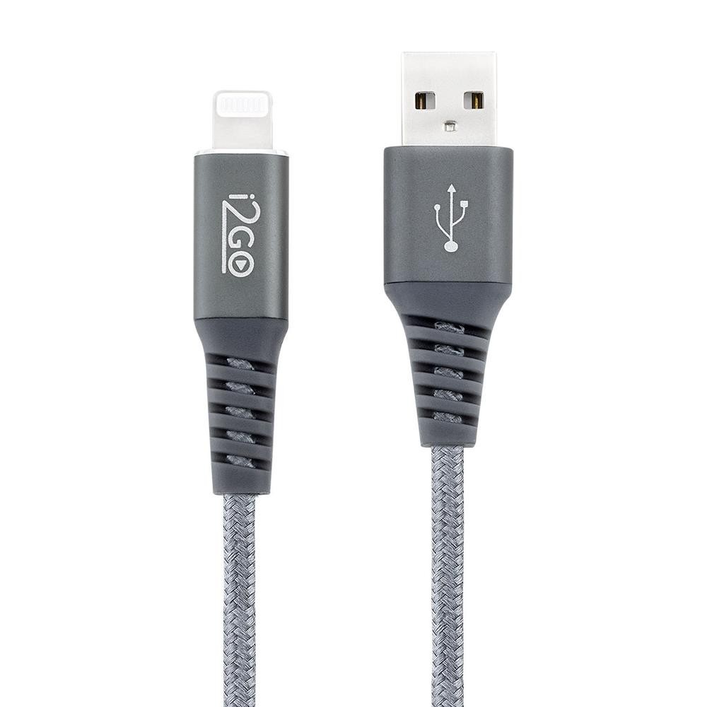 Cabo Lightning i2GO Certificado Mfi 2m 2,4a Chumbo em Oferta na Shopee