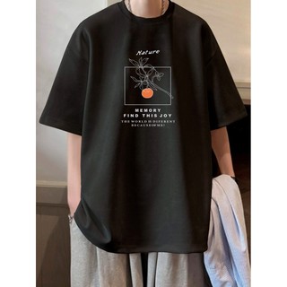 T Shirt Unissex Preto Blusa Estampa Nature Memory Desenho Aesthetic Camiseta Básica Oversized 
