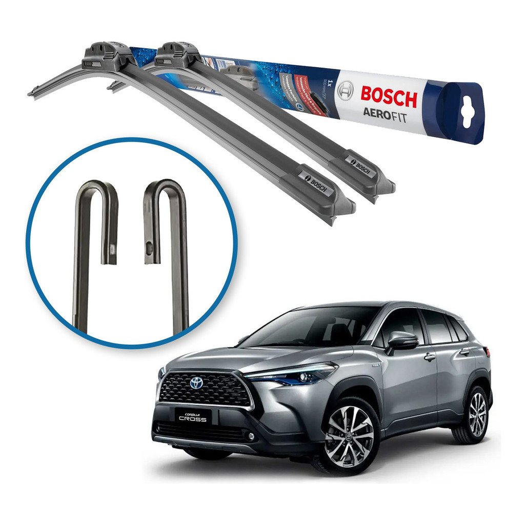 Palheta Limpador Toyota Corolla Cross 2021 2022 2023 2024 Bosch em Oferta na Shopee