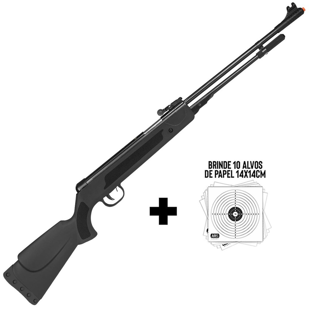 CARABINA PRESSÃO FIXXAR NITRO BLACK 5.5MM