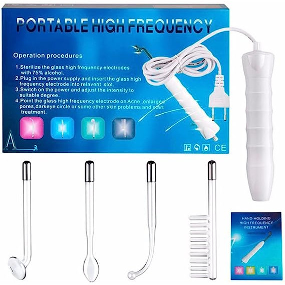 Aparelho Alta Frequência Portátil Bivolt Limpeza Tratamento De Pele