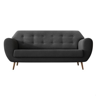 Sofá 3 Lugares Beegees Linho Grafite em Oferta na Shopee