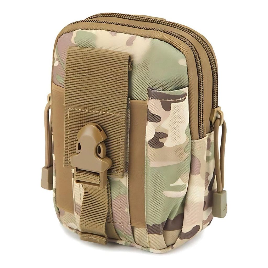 Bolsa Porta Treco Pochete Molle Tatico Militar Cinto Modular