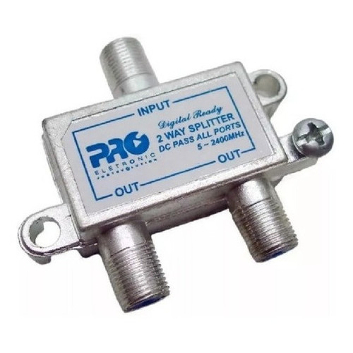 Divisor 1:2 de Alta Proeletronic 2 Saídas 5-2400MHZ PQDV-2022B