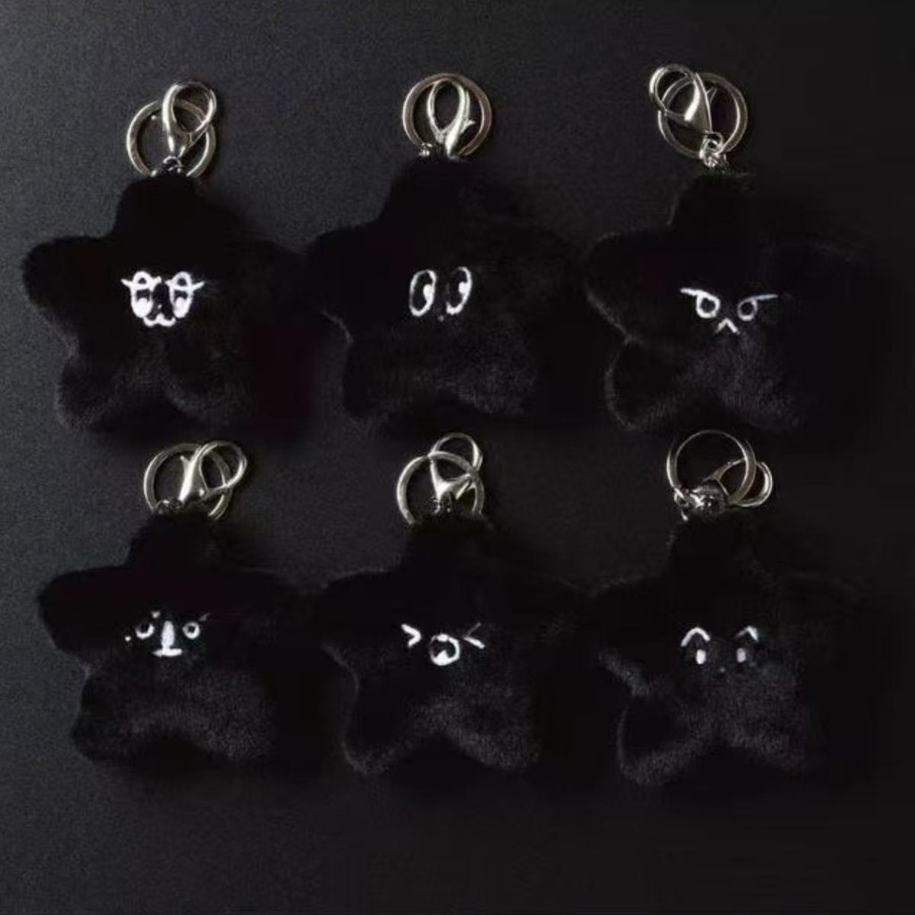 Kpop Ídolo NCT 127 Preto Estrela Do Mar Boneca Chaveiro Noctilucente Pelúcia Pentagonal Charme Chaveiros Pingente em Oferta na Shopee
