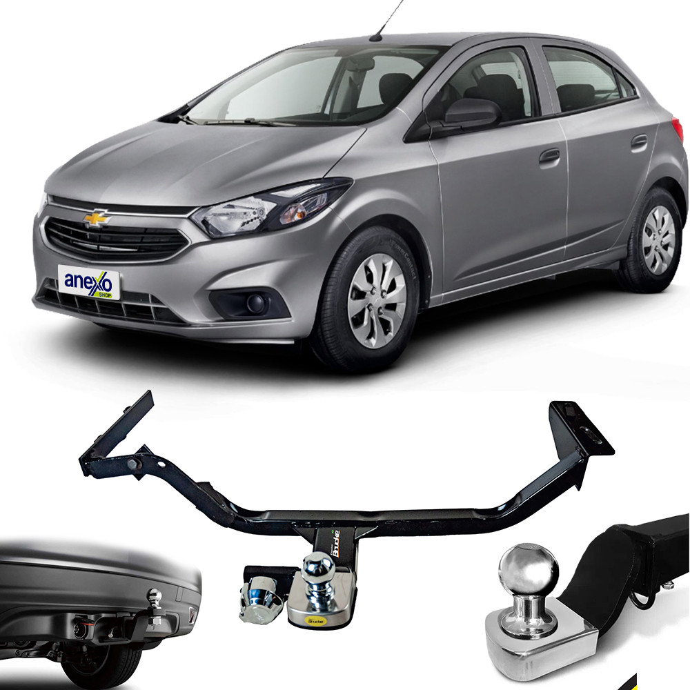 Engate Reboque Chevrolet Joy 2020 a 2022 Brucke GM3011 Rabicho Tração 700kg Haste fixa