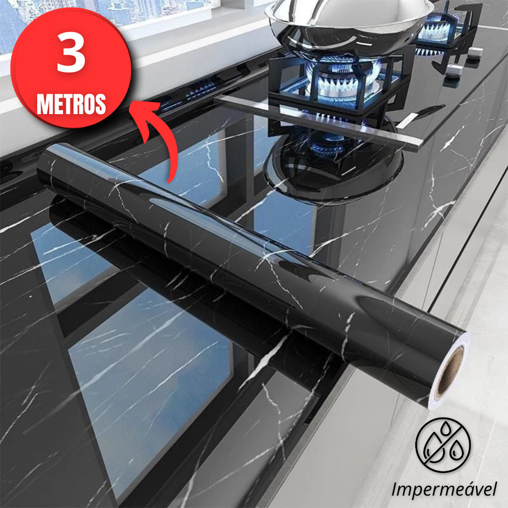 Papel de Parede 3 Metros Marmore Ultra Resistente Autoadesivo Quarto Sala Cozinha Rapido em Oferta na Shopee