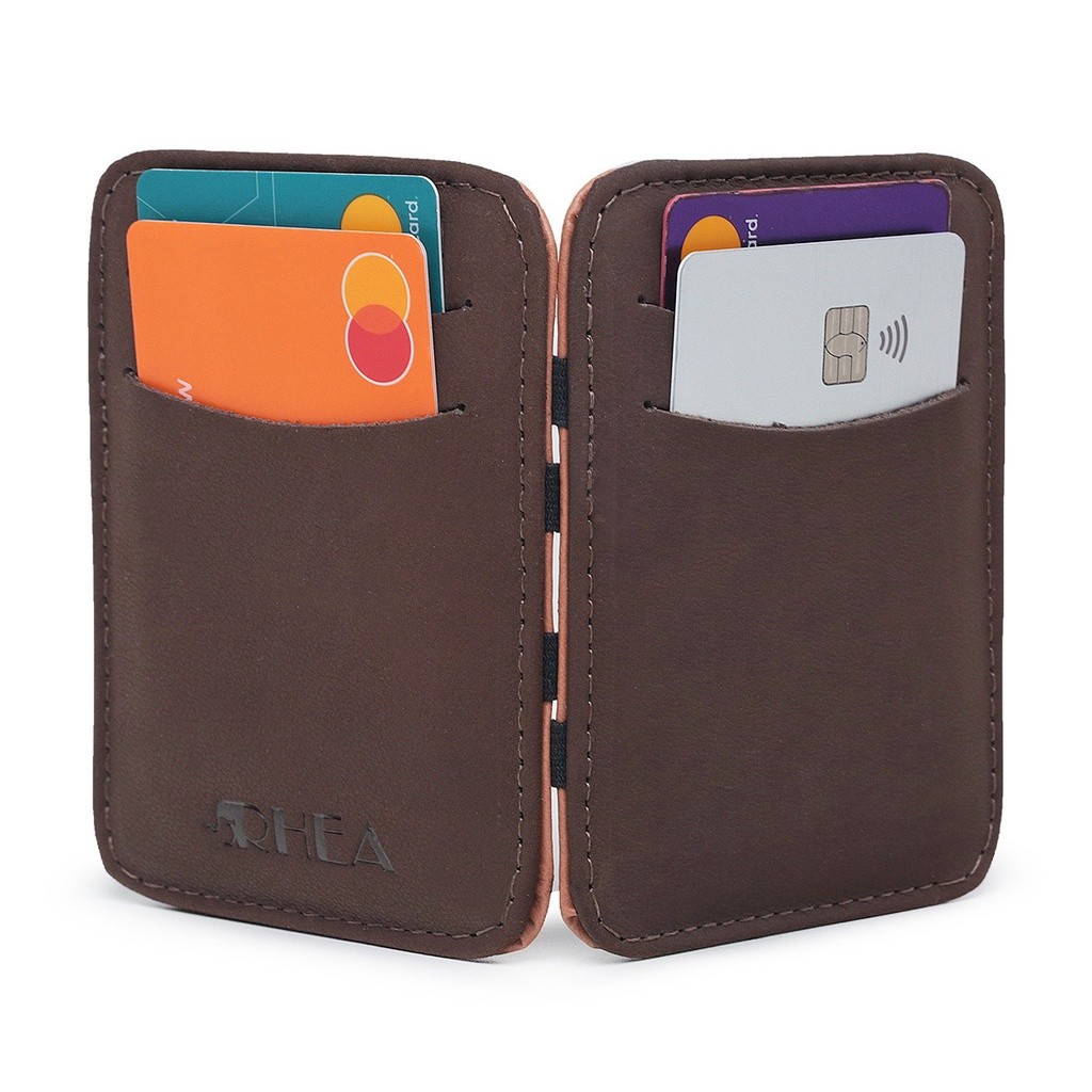 Carteira Magica Porta Cartão Cnh Rg Dinheiro Couro Legitimo