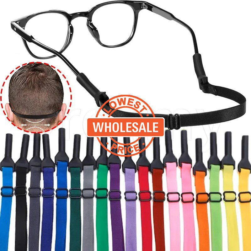 Corrente De Alça De Óculos Antiderrapante Unissex-Cordão Elástico Para De Suporte Ajustável-Pescoço De Silicone Esportiv em Oferta na Shopee