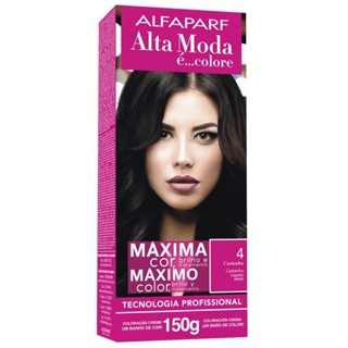 Tintura Creme Altamoda Alfaparf Castanho 4 Kit