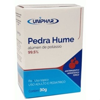 Pedra Hume em pó 30g Uniphar