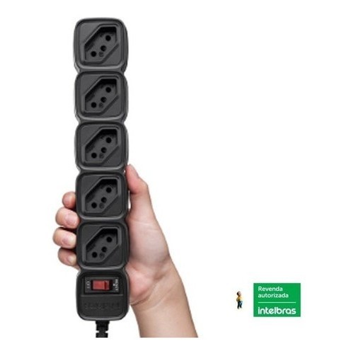 Epe 205 Filtro De Linha Protetor 5 Tomadas Intelbras (preto)