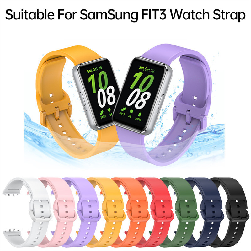 Samsung Galaxy Fit3 Correia De Substituição Colorida De silicone SM-R390 Para Sa