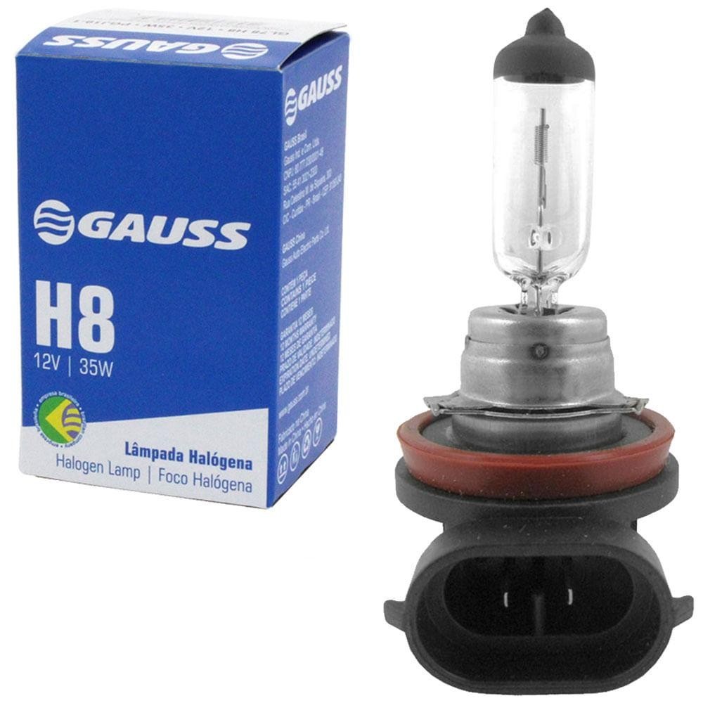 Lâmpada Halógena H8 35w 12v Pgj19-1 Farol Neblina Gl78 Gauss - Spare Parts and Accessories for Vehicles