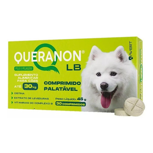 Suplemento Alimentar Queranon LB até 30kg - Avert Cães