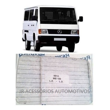 Lente Espelho Retrovisor Mercedes Benz Mb180 Lado Direito
