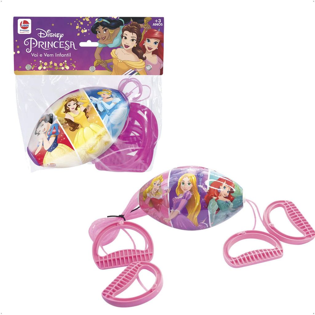 Brinquedo Vai E Vem Princesas Infantil +5 Anos Líder Brinquedos - 2473 em Oferta na Shopee
