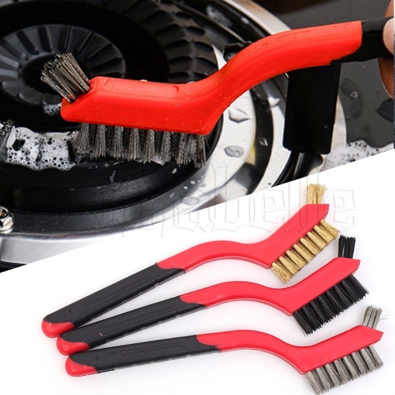 [Hot] 1/3 Pcs Escovas De Limpeza Externa De Carro Com Cabo Longo/Removedor De Ferrugem De Manutenção De Automóveis/Lavag