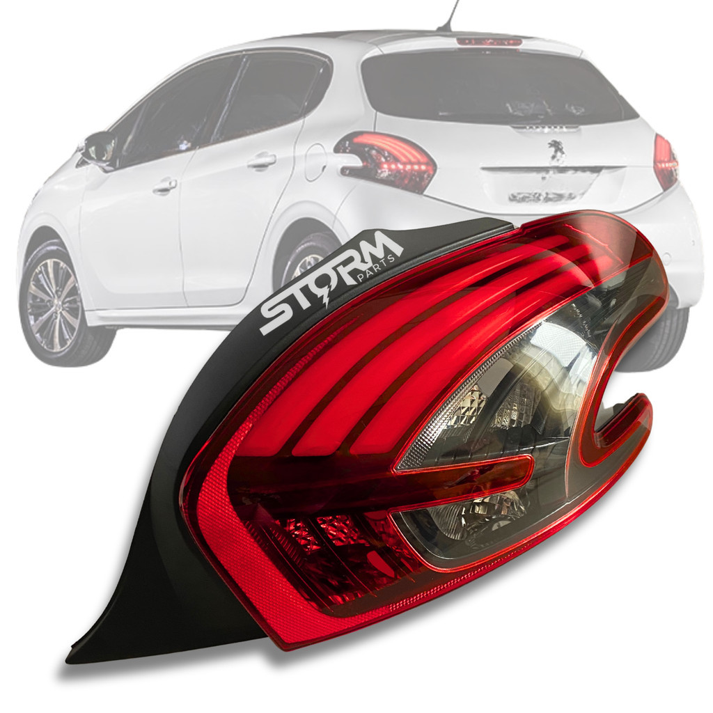 Lanterna Freio Direita Fumê Peugeot 208 sinaleira lado Traseira ano 2012 a 2020 em led Traseira 1.6 16v 1.2 1.5
