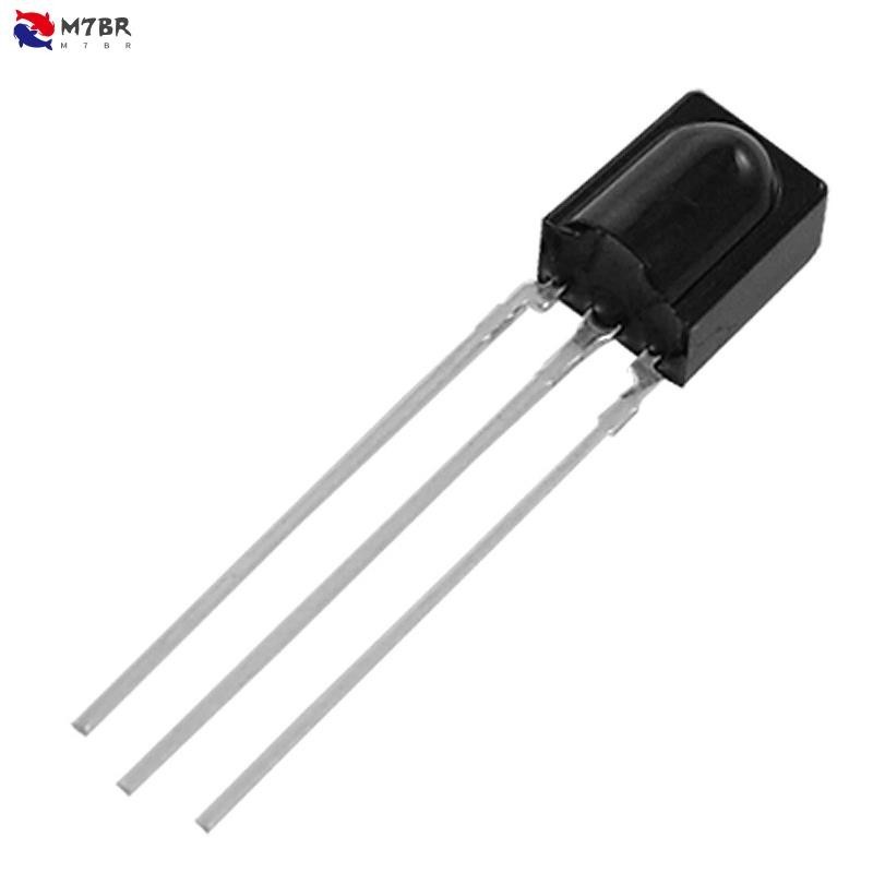 10 Pcs Distância De Recepção 15M Infravermelho VS838 Módulos Receptores IR Preto
